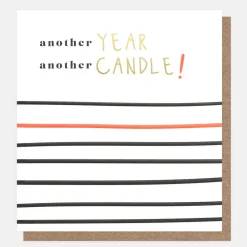Another Year Another Candle Birthday Card>Caroline Gardner Sale