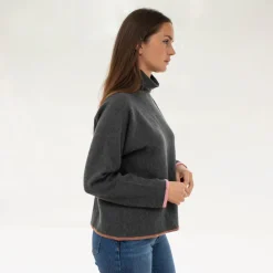 Ash Grey Pure Cashmere Jumper><noscript><img width=