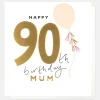 Balloon 90th Birthday Card For Mum>Caroline Gardner Outlet