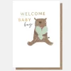 Bear & Heart Welcome New Baby Boy Card>Caroline Gardner Best