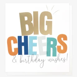 Big Cheers & Birthday Wishes Card>Caroline Gardner Clearance