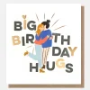 Big Hugs Birthday Card>Caroline Gardner Fashion