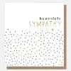 Black Dots Heartfelt Sympathy Card>Caroline Gardner Flash Sale