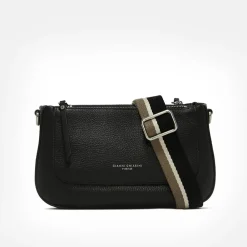 Black Leather Ally Bag>Caroline Gardner Cheap
