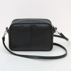 Black Leather Camera Bag><noscript><img width=