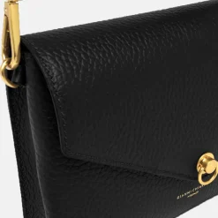 Black Leather Corallo Envelope Bag><noscript><img width=