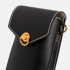 Black Leather Corallo Phone Bag><noscript><img width=