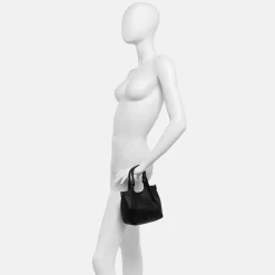 Black Leather Dua Large Tote Bag><noscript><img width=