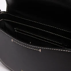 Black Leather Sandy Crossbody Bag><noscript><img width=