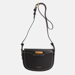 Black Leather Sandy Crossbody Bag><noscript><img width=