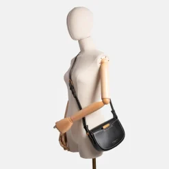 Black Leather Sandy Crossbody Bag><noscript><img width=