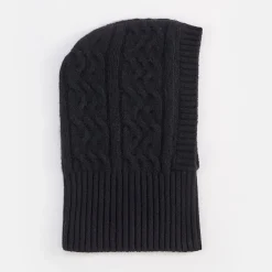 Black Pure Cashmere Balaclava Hood>Caroline Gardner Hot