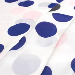 Blue Dotty Long Silk Scarf><noscript><img width=