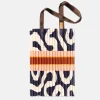 Blue Satin Pleated Tote Bag>Caroline Gardner Cheap