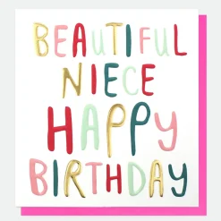 Bold Text Birthday Card For Niece>Caroline Gardner Outlet