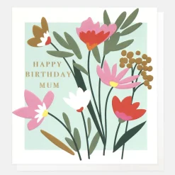 Bright Flowers Birthday Card For Mum>Caroline Gardner New