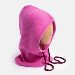 Bright Pink Cashmere Balaclava Hood>Caroline Gardner Best