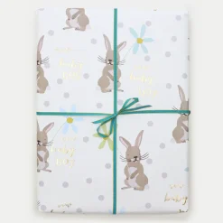 Bunny New Baby Boy Wrapping Paper>Caroline Gardner Outlet