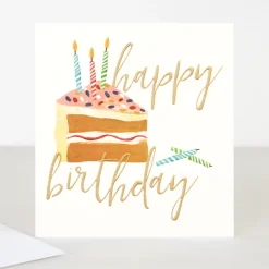 Cake & Candles Birthday Card>Caroline Gardner Shop