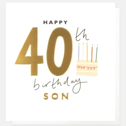 Cake 40th Birthday Card For Son>Caroline Gardner Sale