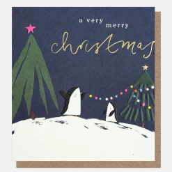 Car and Tree & Penguins Mixed Charity Christmas Cards Pack of 8><noscript><img width=