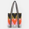Colourblock Heart Tote Bag>Caroline Gardner Hot