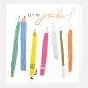 Colourful Pens & Pencils New Job Card>Caroline Gardner Best Sale