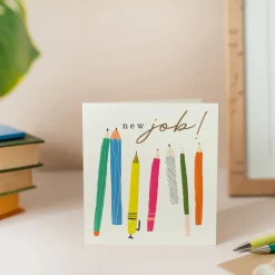 Colourful Pens & Pencils New Job Card>Caroline Gardner Best Sale