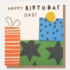 Colourful Presents Birthday Card For Dad>Caroline Gardner New