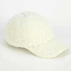 Cream Borg Baseball Cap>Caroline Gardner Cheap