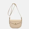 Cream Leather Sandy Crossbody Bag>Caroline Gardner Discount
