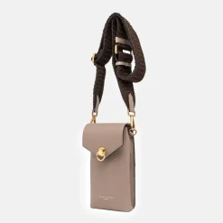 Dove Grey Leather Corallo Phone Bag><noscript><img width=