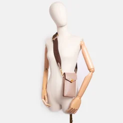Dove Grey Leather Corallo Phone Bag><noscript><img width=