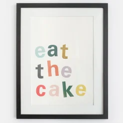 Eat The Cake Wall Art><noscript><img width=