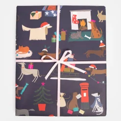 Festive Cats & Dogs Christmas Wrapping Paper>Caroline Gardner Flash Sale
