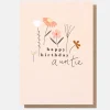 Fleur Happy Birthday Card For Auntie>Caroline Gardner New