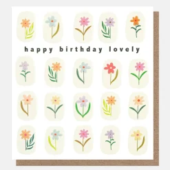 Floral Frames Happy Birthday Lovely Card>Caroline Gardner Best