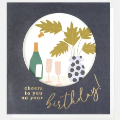 Flowers & Drinks Birthday Card>Caroline Gardner Outlet