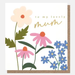 Flowers To My Lovely Mum Mother's Day Card>Caroline Gardner Flash Sale