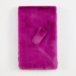 Fuchsia Faux Fur Scarf>Caroline Gardner Online