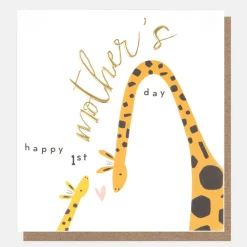 Giraffes Happy 1st Mother's Day Card>Caroline Gardner Cheap