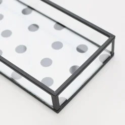 Glass/Black Scattered Spot Trinket Tray><noscript><img width=
