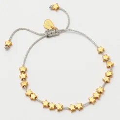 Gold & Silver Plated Stars Bracelet>Caroline Gardner New