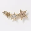 Gold Crystal Four Star Hair Clip>Caroline Gardner Sale