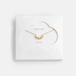Gold CZ Bunting Necklace><noscript><img width=