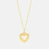 Gold Heartburst Pendant Necklace>Caroline Gardner Cheap