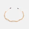 Gold Pearls & Crystals Wavy Headband>Caroline Gardner Cheap