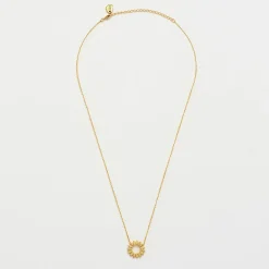 Gold Plated Floral Necklace>Caroline Gardner Best Sale