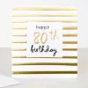Gold 80th Birthday Card>Caroline Gardner Hot