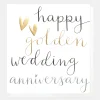 Golden Wedding Anniversary Card>Caroline Gardner New